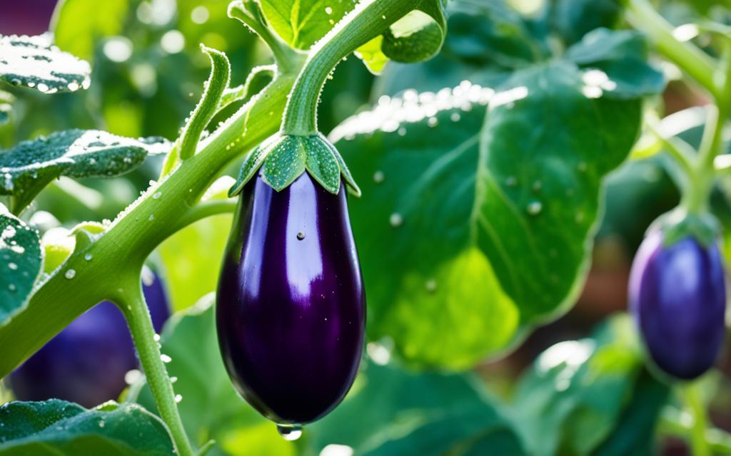 Aubergine plant verzorging