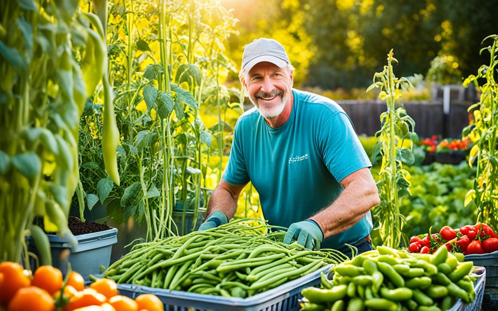 Succesvolle moestuin