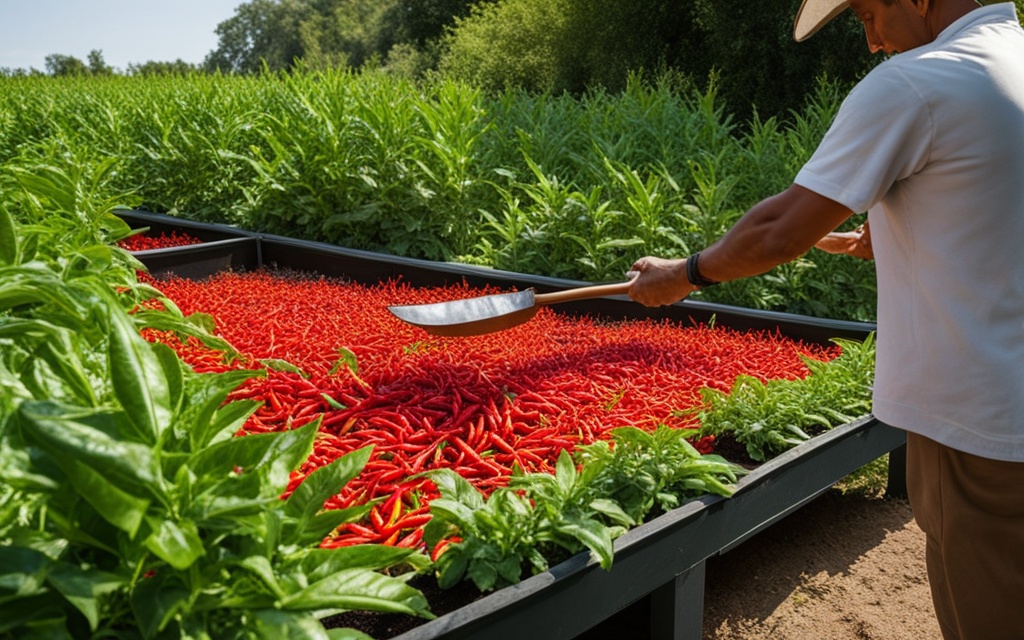 ideale temperatuur voor chilipepers