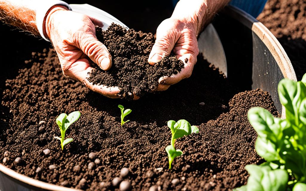 spinaziezaden planten